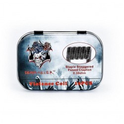 Demon Killer Stapled Staggered Fused Clapton 0.3ohm-10pz